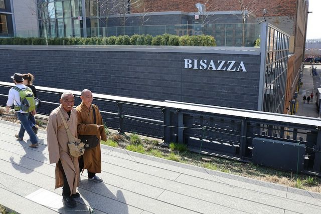 On the High Line in April 2015